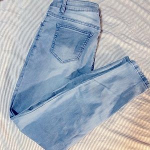 Petite light wash jeans